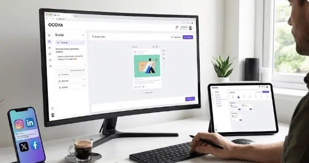How Ocoya Uses AI to Turn Product Links Into Viral Posts (2026 Review). 1 img 2929